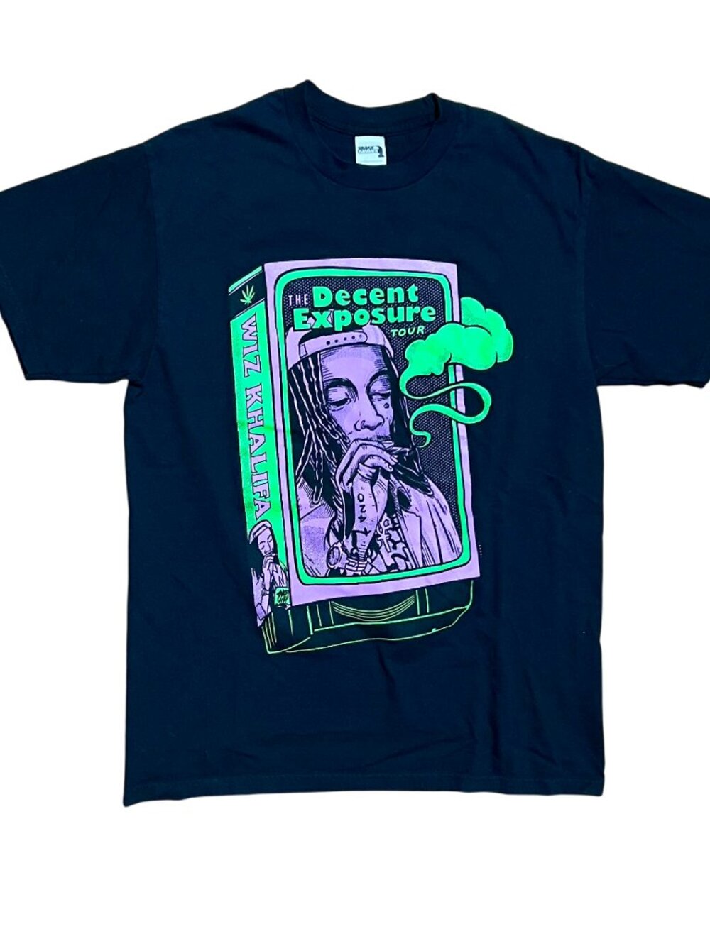 Wiz Khalifa Decent Exposure Tour 2019 Black Hip Hop T-Shirt, Men's Medium